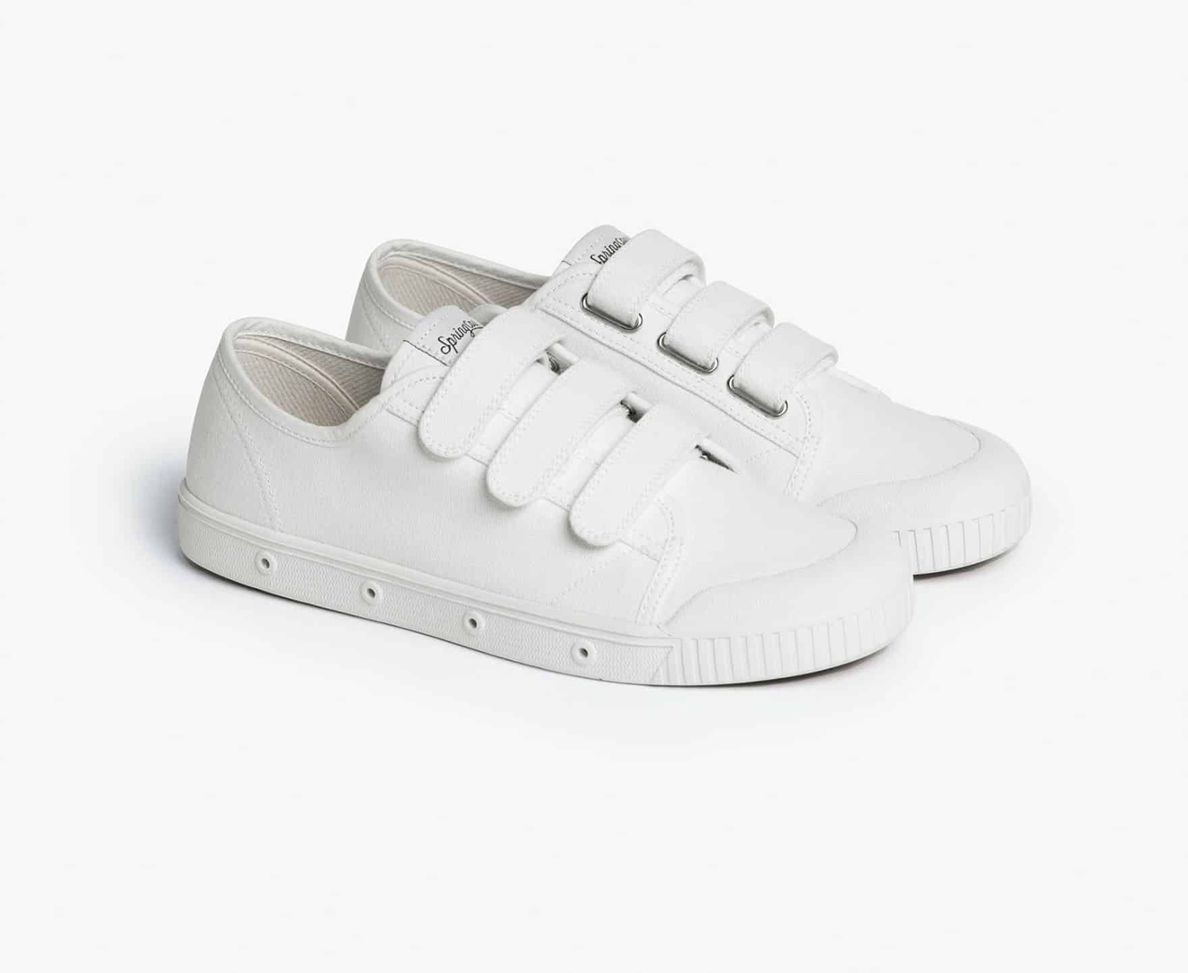 Spring Court G2 SCRATCH CANVAS Men's Trainers White | South Africa-47YLETNFM